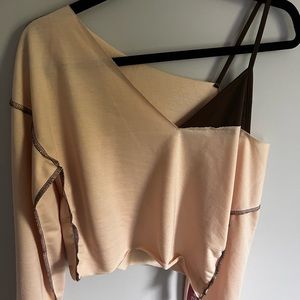 Drop shoulder shirt